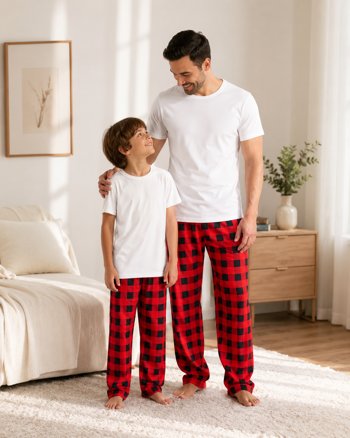 Father Son Matching Christmas Outfits