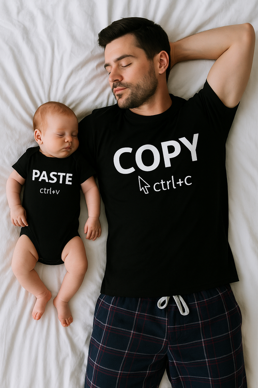 Papa Und Sohn T Shirt Copy Paste