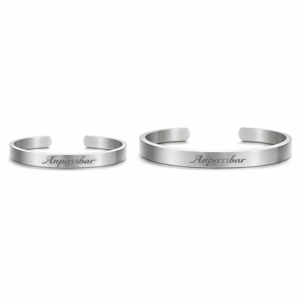 Pärchen Armbänder Mit Gravur Echt Silber