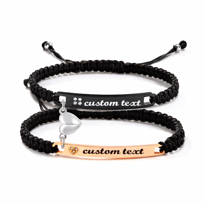 Pärchen Armbänder Stoff