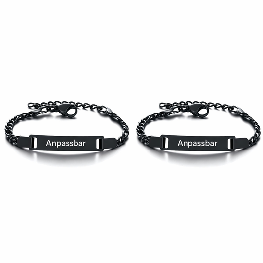 Partner Armband Schwarz