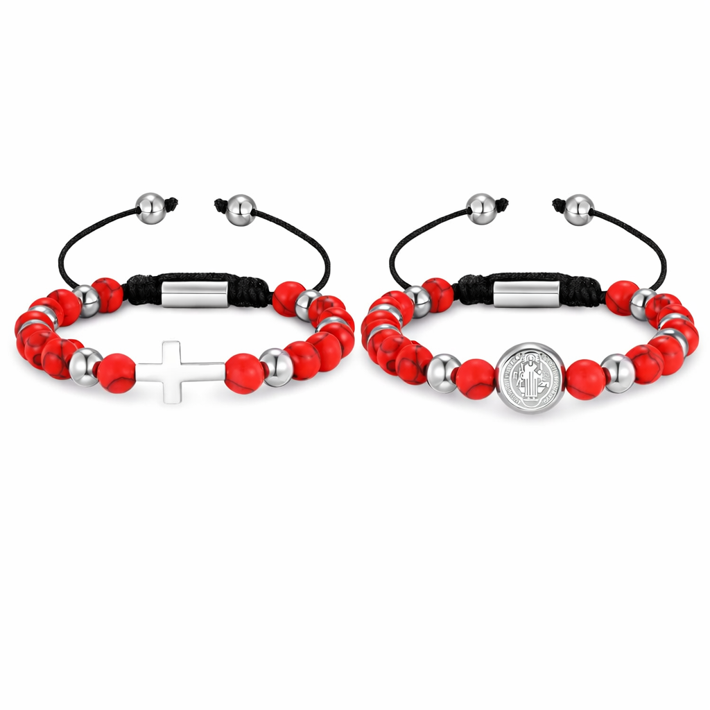 Partner Kreuz Armband