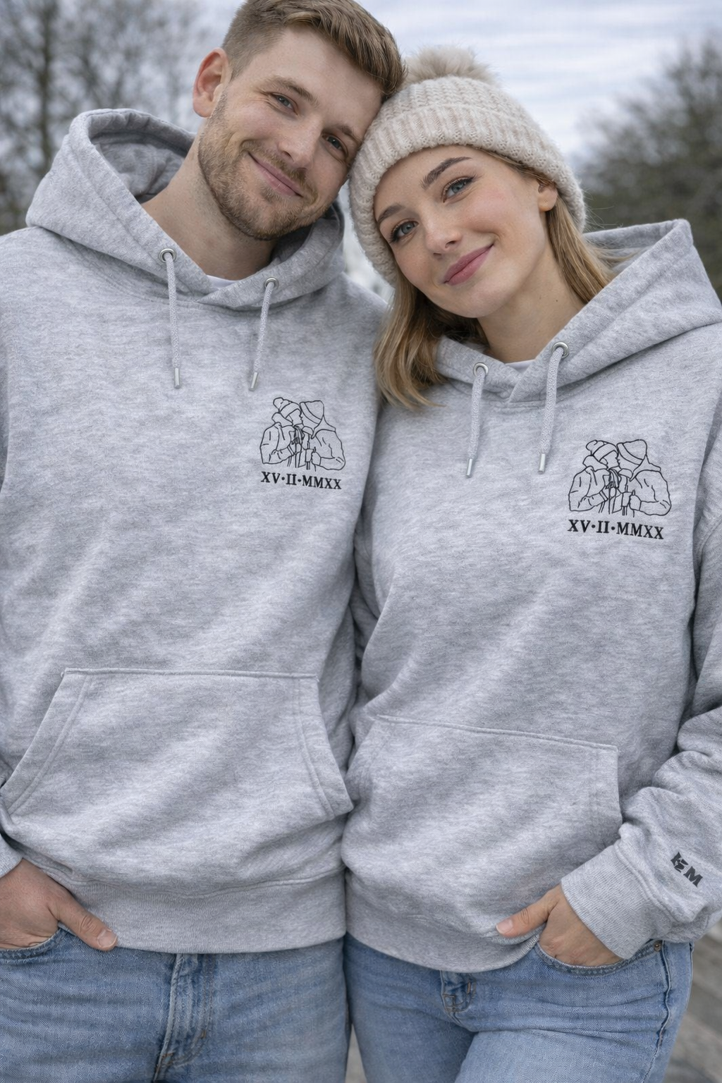 Partner Pullover Initialen