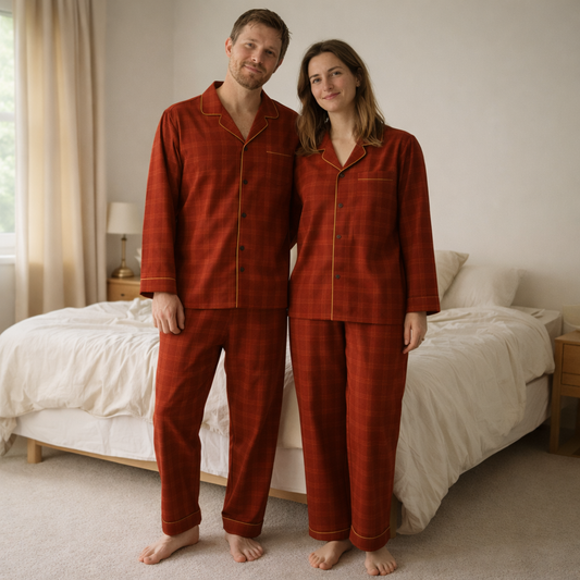Partner Pyjama Baumwolle