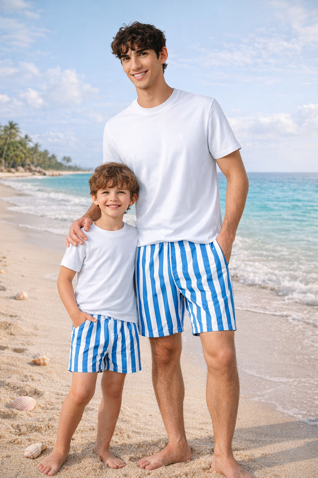 Partnerlook Badehose Papa Sohn