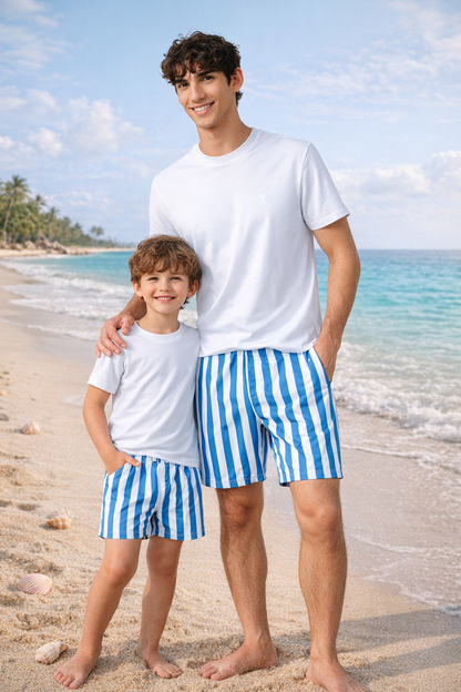 Partnerlook Badehose Papa Sohn