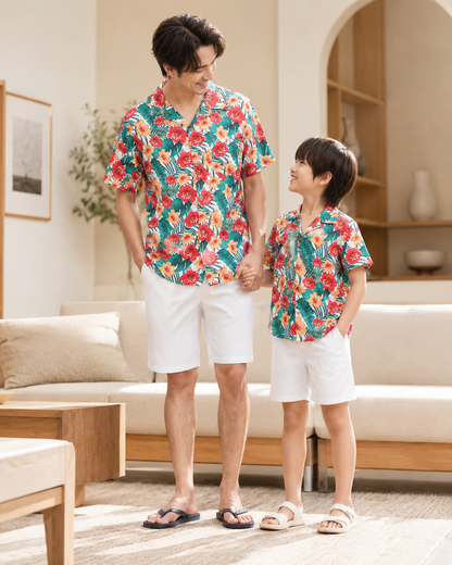 Partnerlook Vater Sohn Hemd