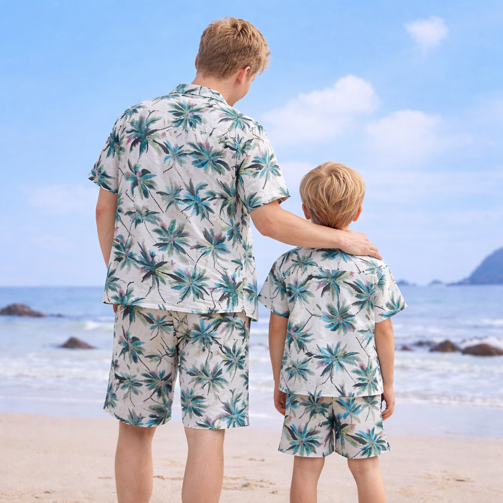 Partnerlook Vater Sohn Hemd - Ansicht 2