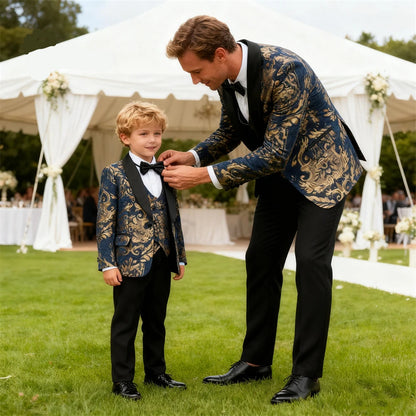 Partnerlook Vater Sohn Hochzeit