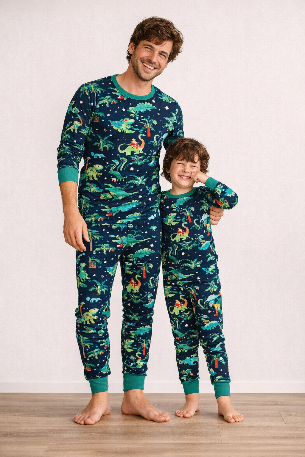 Partnerlook Vater Sohn Schlafanzug
