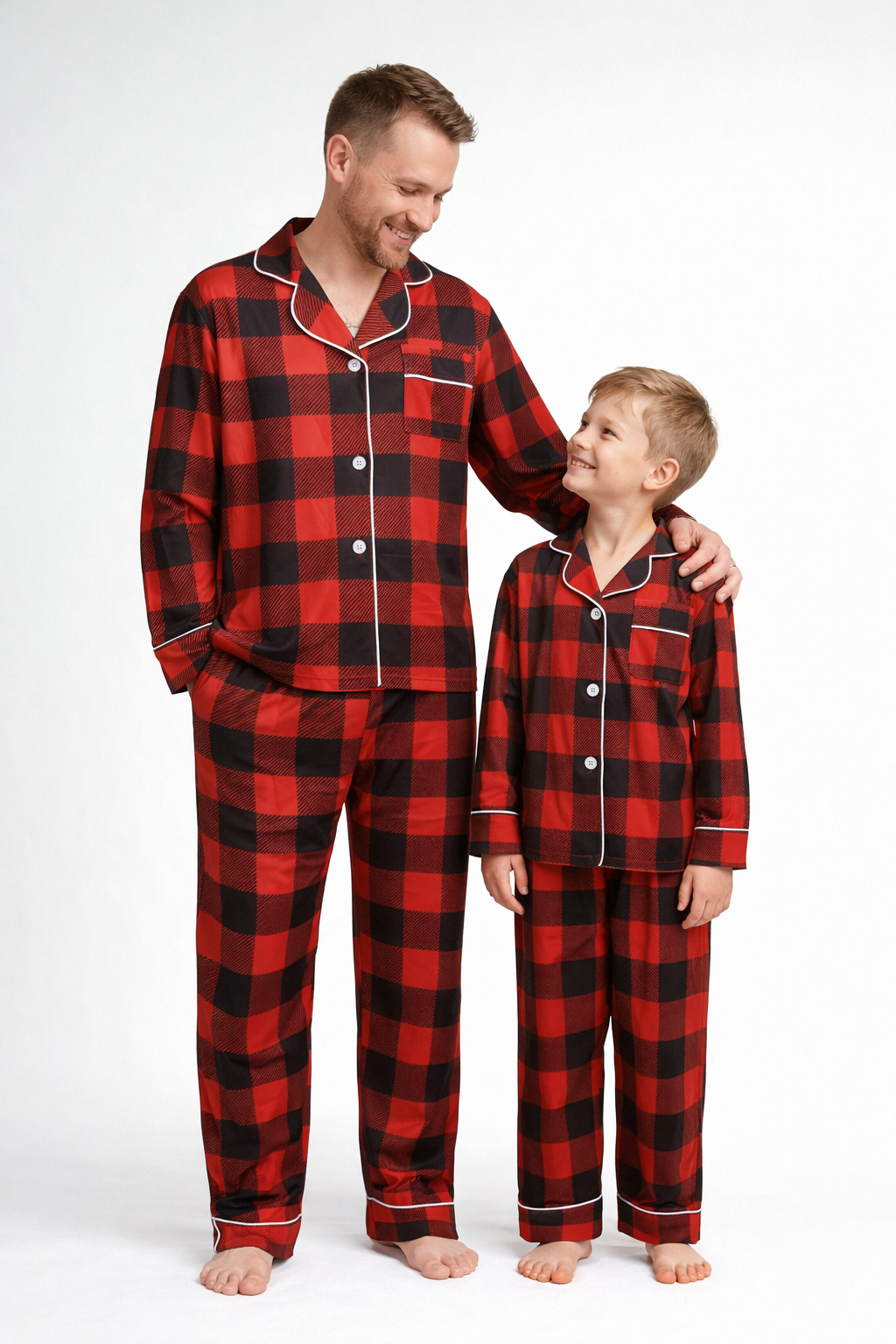 Partnerlook Vater Sohn Weihnachten