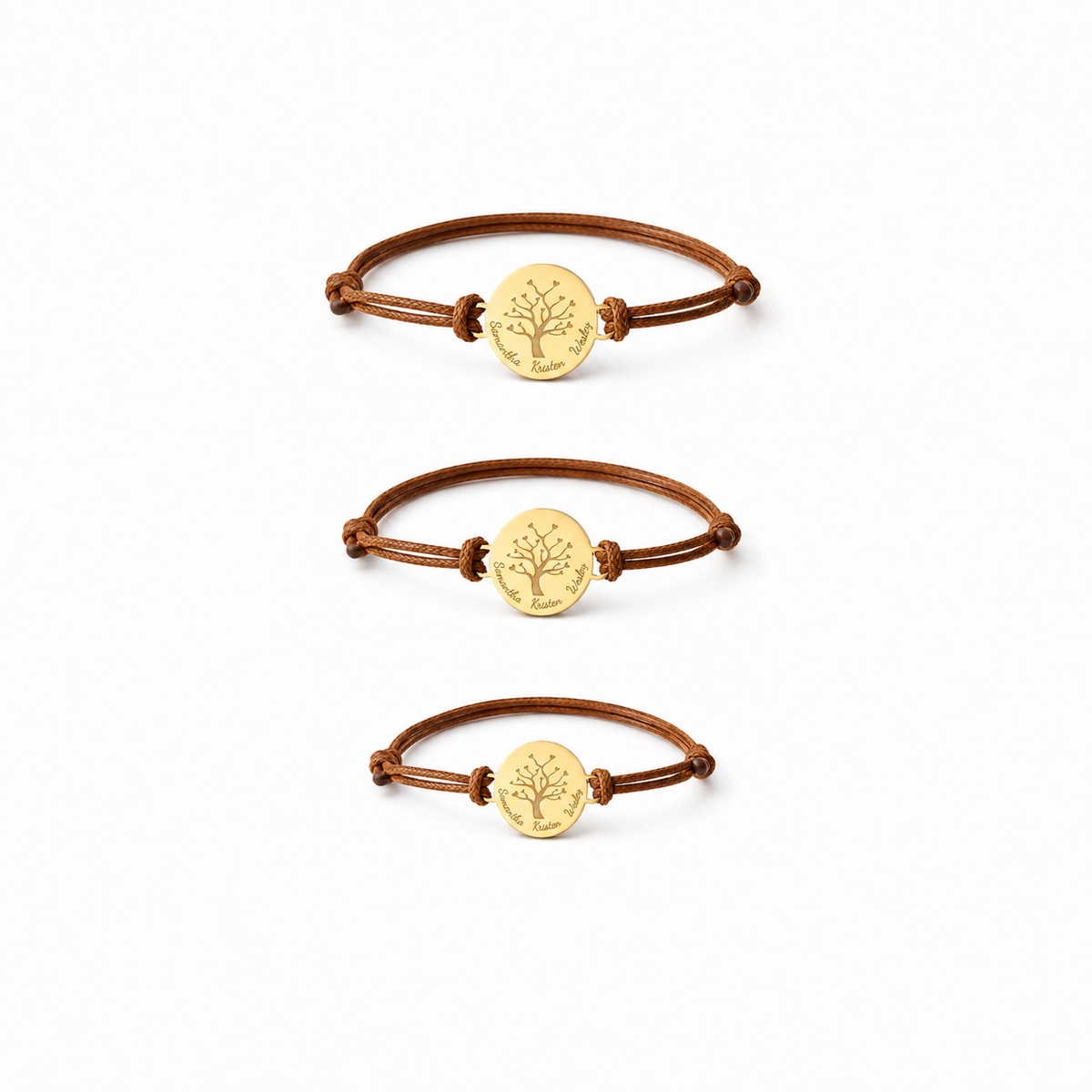 Personalisierte Armbänder Familie