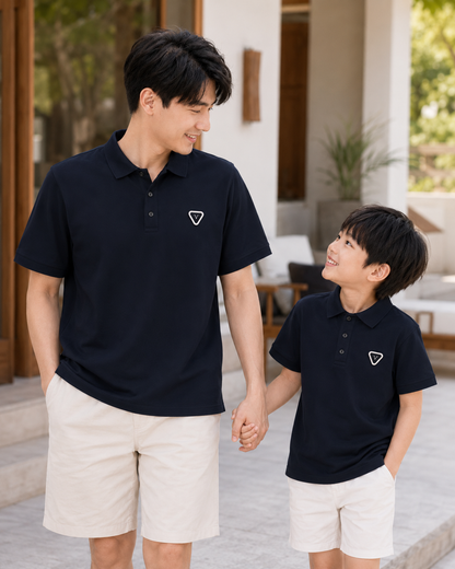 Polo Shirt Vater Sohn