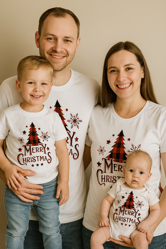 Red Christmas Shirts For Family