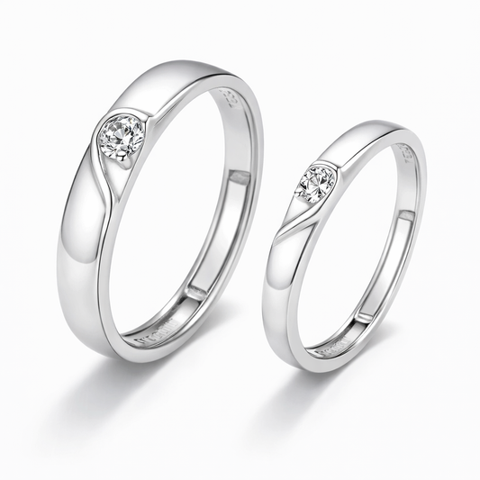 Ringe Für Paare Silber