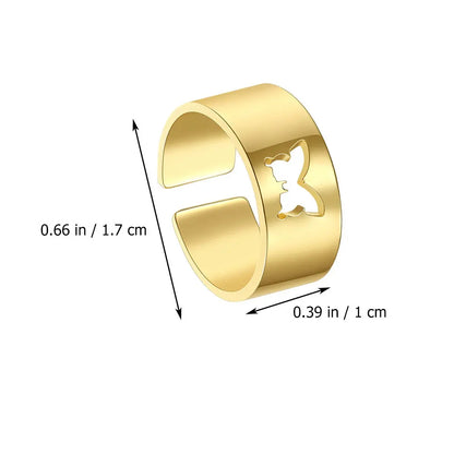 Schmetterling Ring Couple