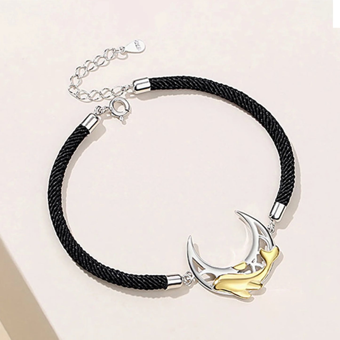 Moon And Star Bracelet For Couples