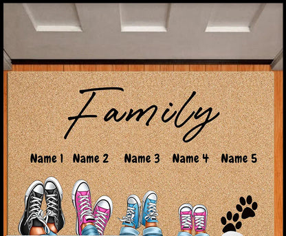personalisierte-fussmatte-familie-pfoten