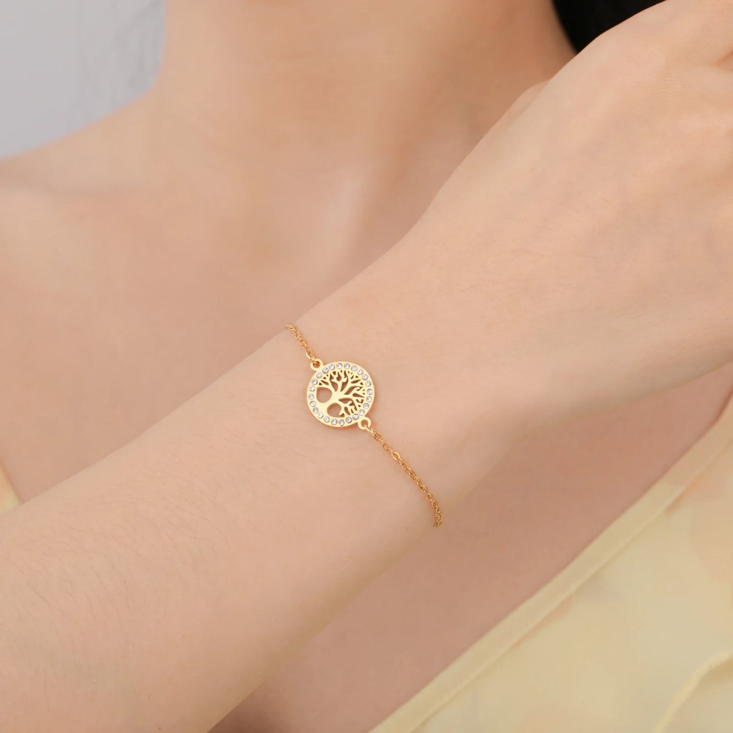 Mutter Tochter Armband Lebensblume