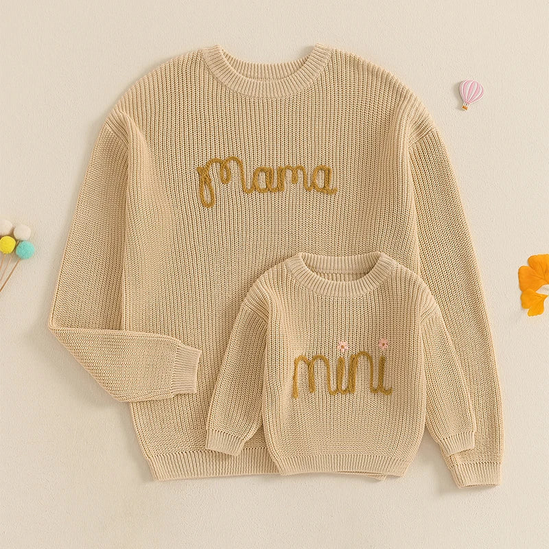 Partner Pullover Mutter Tochter