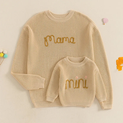 Partner Pullover Mutter Tochter