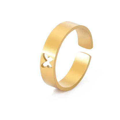 Butterfly Couple Rings