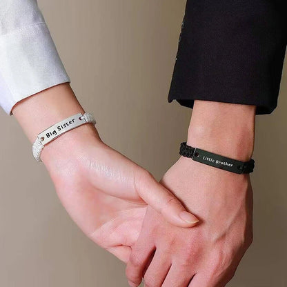 Geschwister Armband Gravur