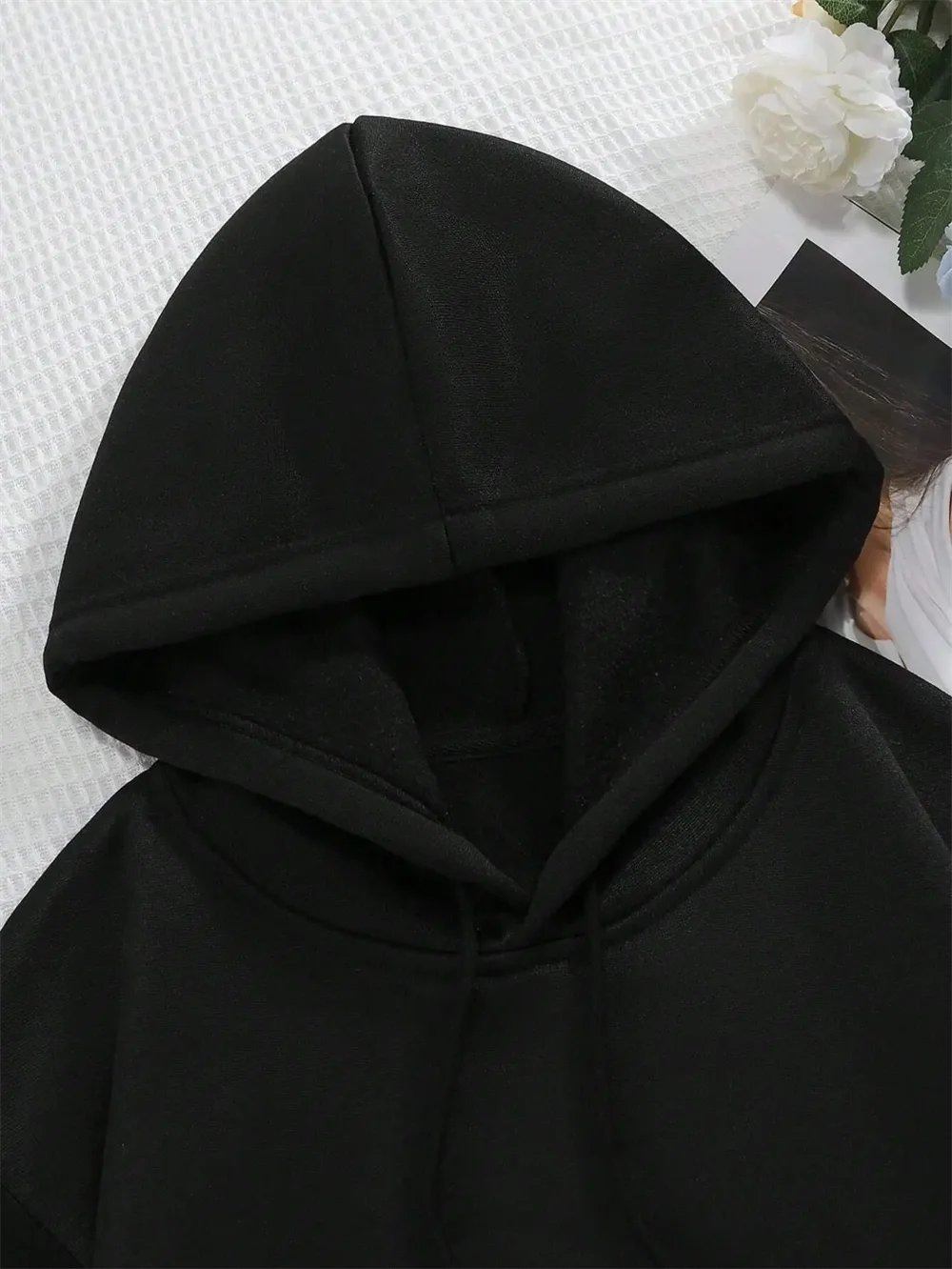 His King Her Queen Hoodies Schriftzug Kaputze