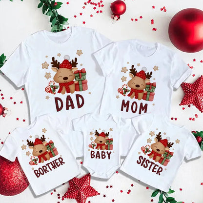 Weihnachts-T-Shirt Familie Passend