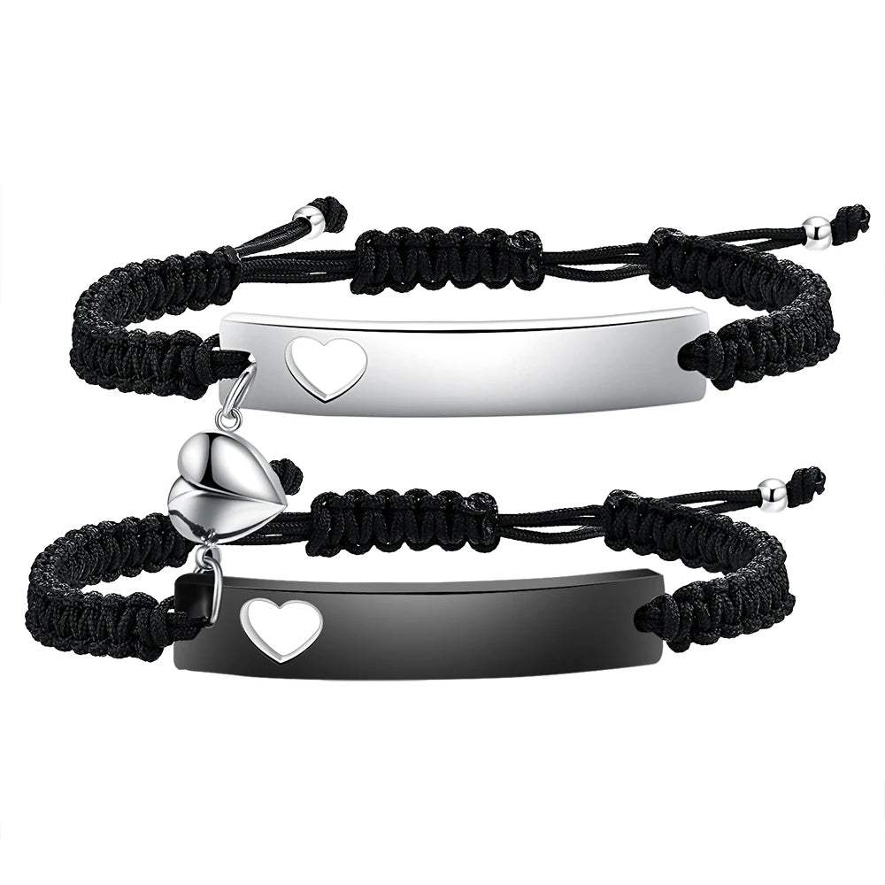 Mama Tochter Armband Silber