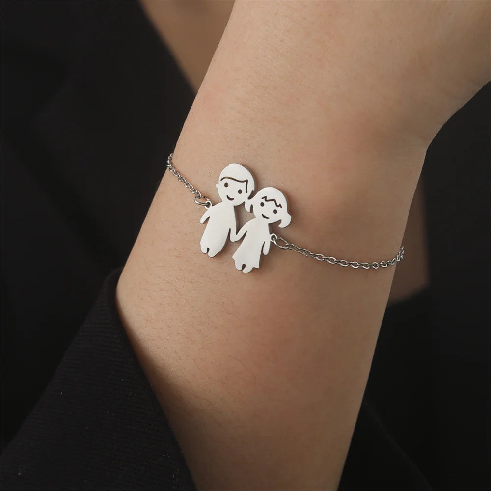 Familien Armband Silber - Ansicht 4