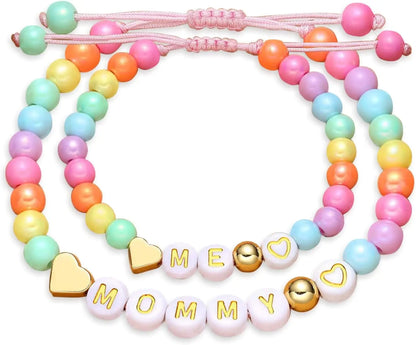 Mutter Tochter Armband Perlen