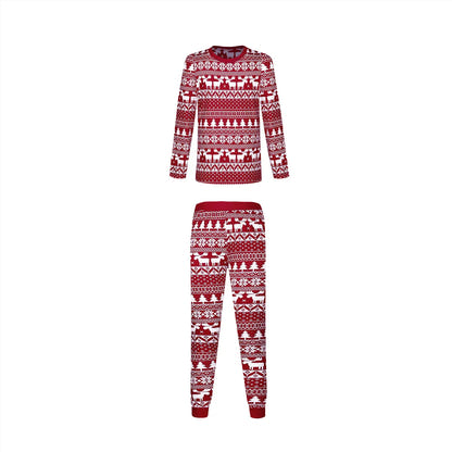 Roter Weihnachtspyjama für Paare