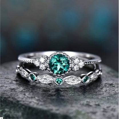 Couple Gemstone Ring