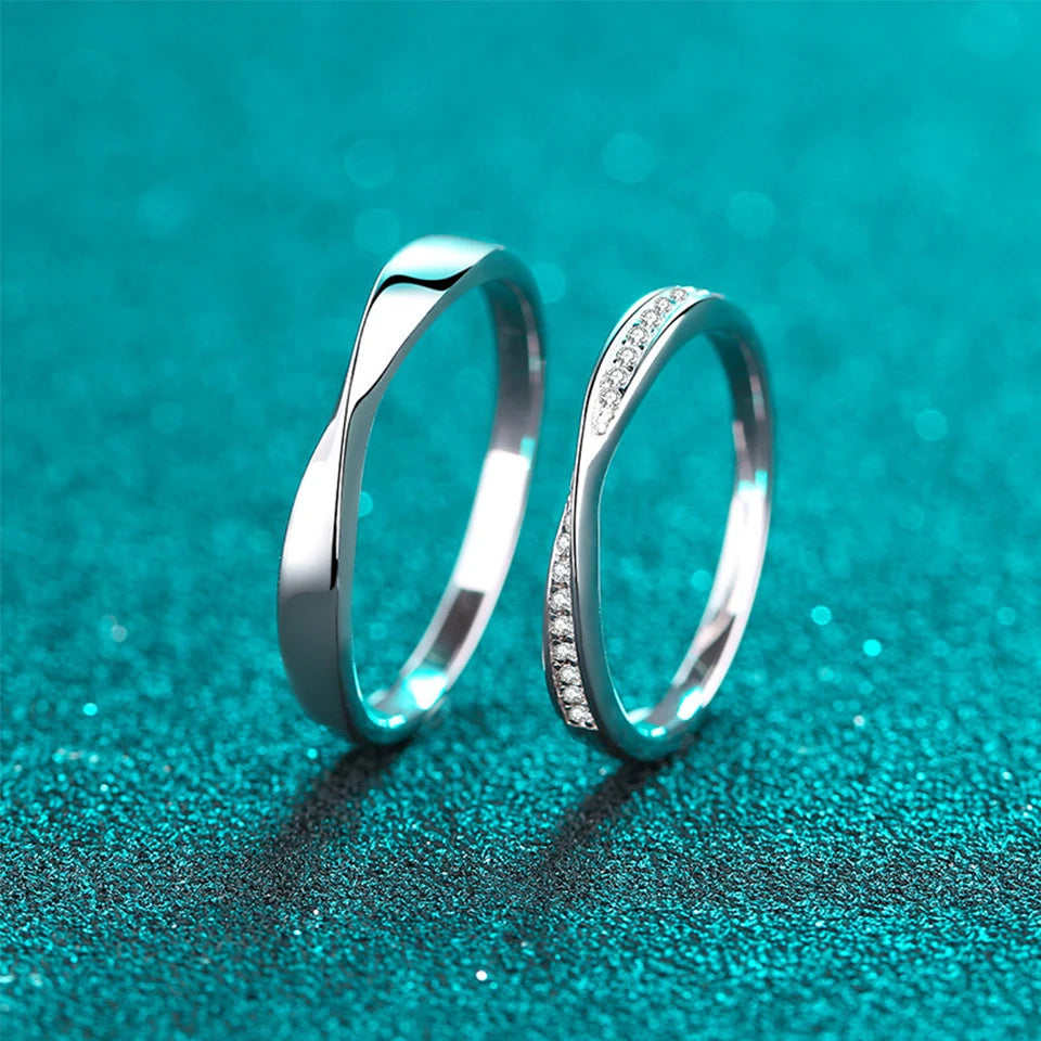 Simple Couple Promise Rings