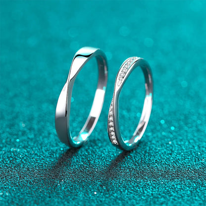 Simple Couple Promise Rings