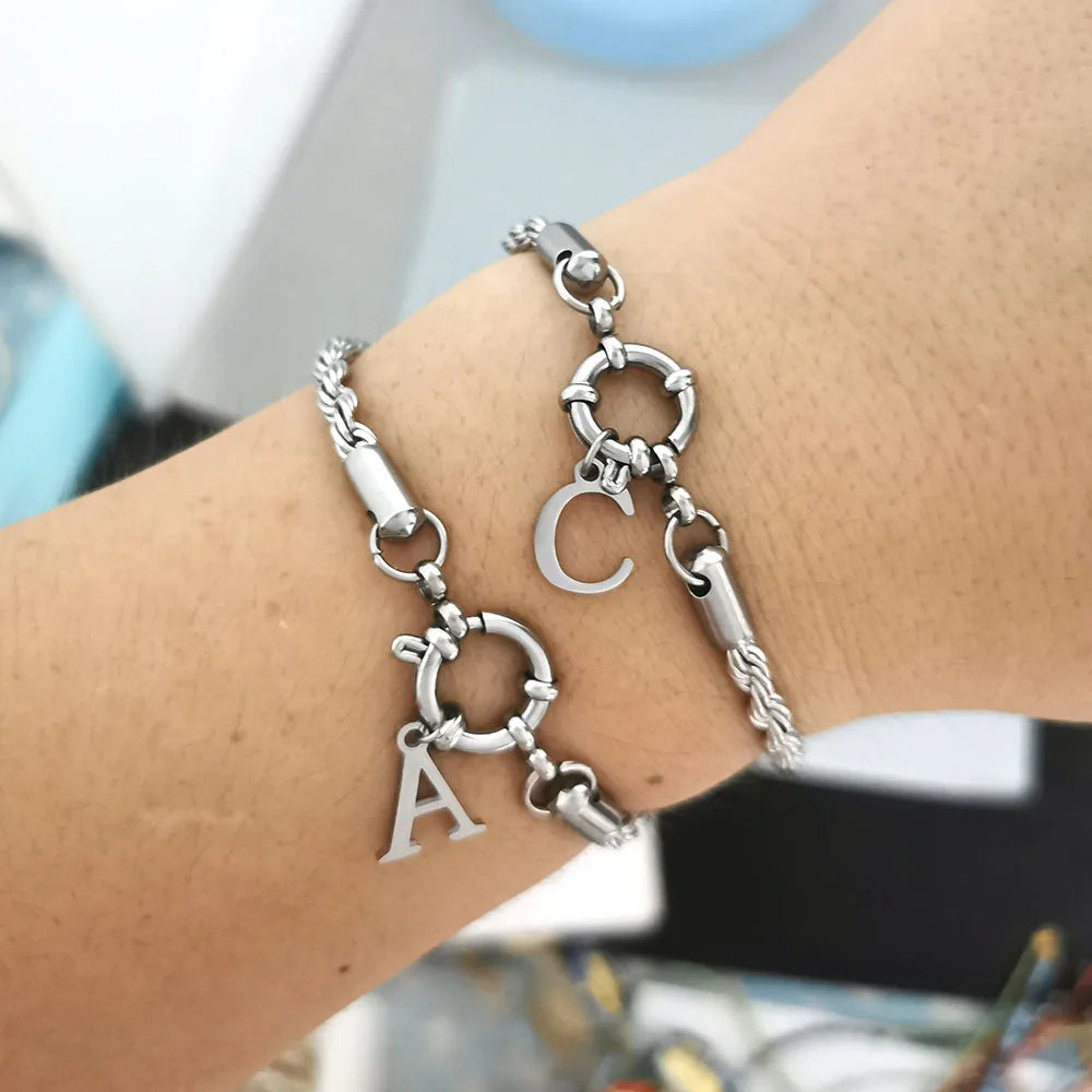Partner Armband Anker Gravur