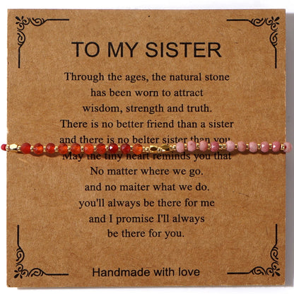 Armband Schwester Gold