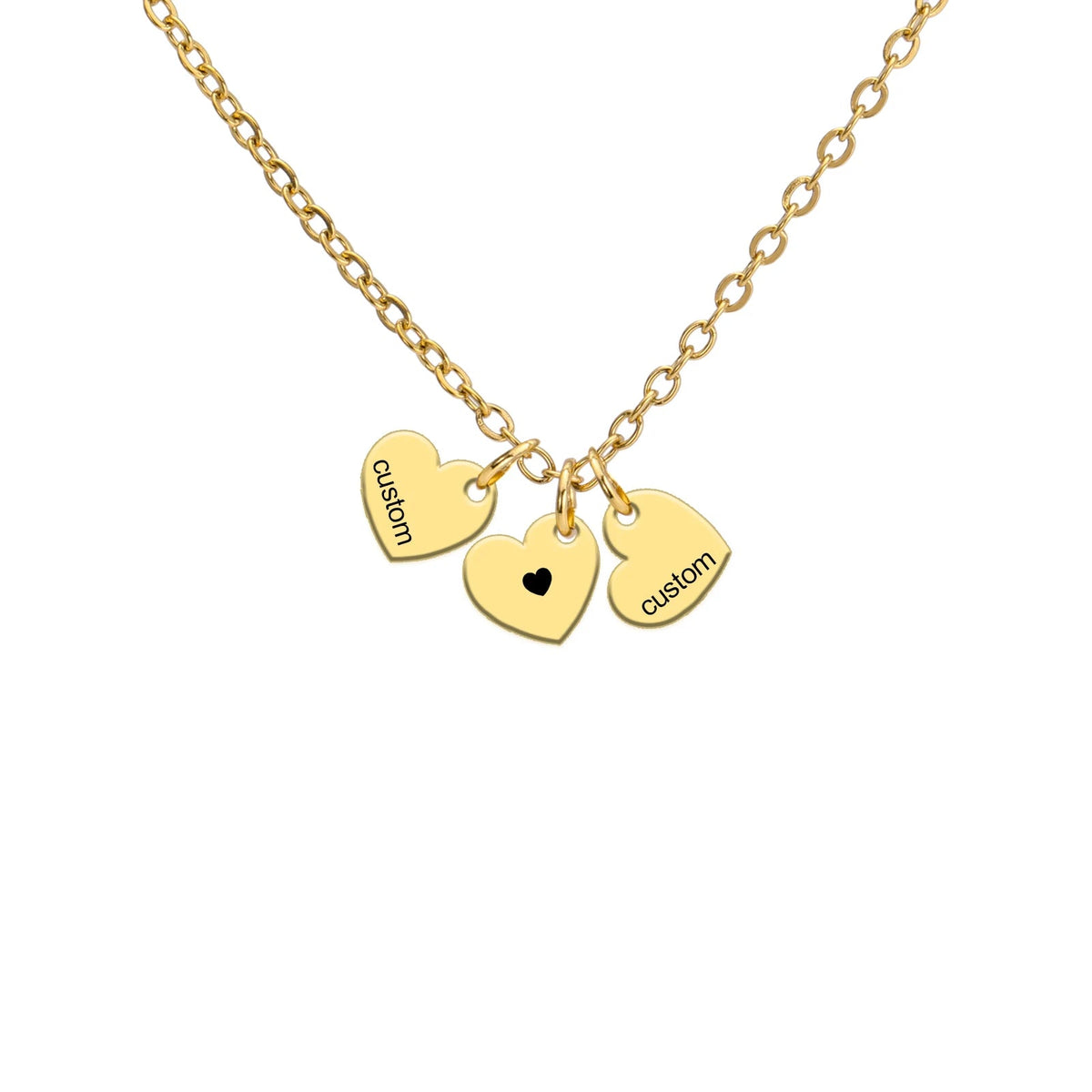 Familienkette Mit Namen Gold
