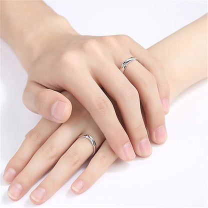 Matching Couple Promise Rings