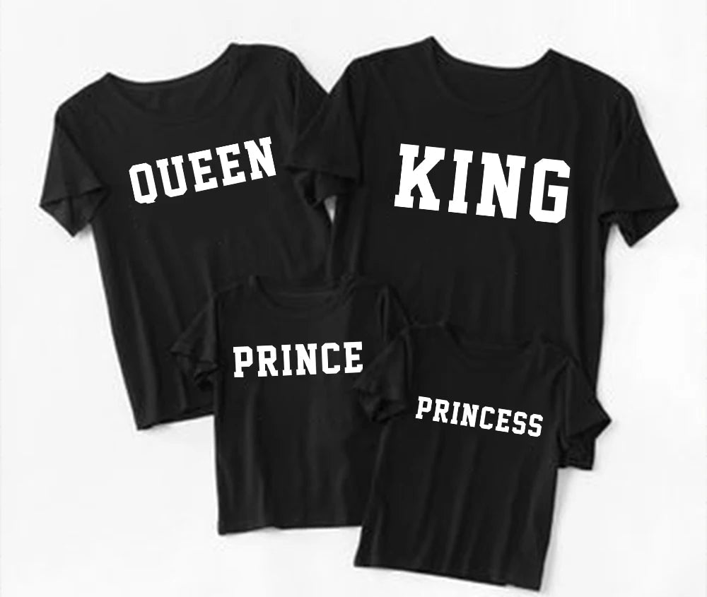 Familien T Shirts King Queen
