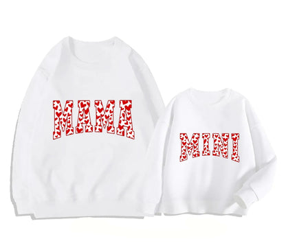 Partnerlook Mutter Tochter Hoodie