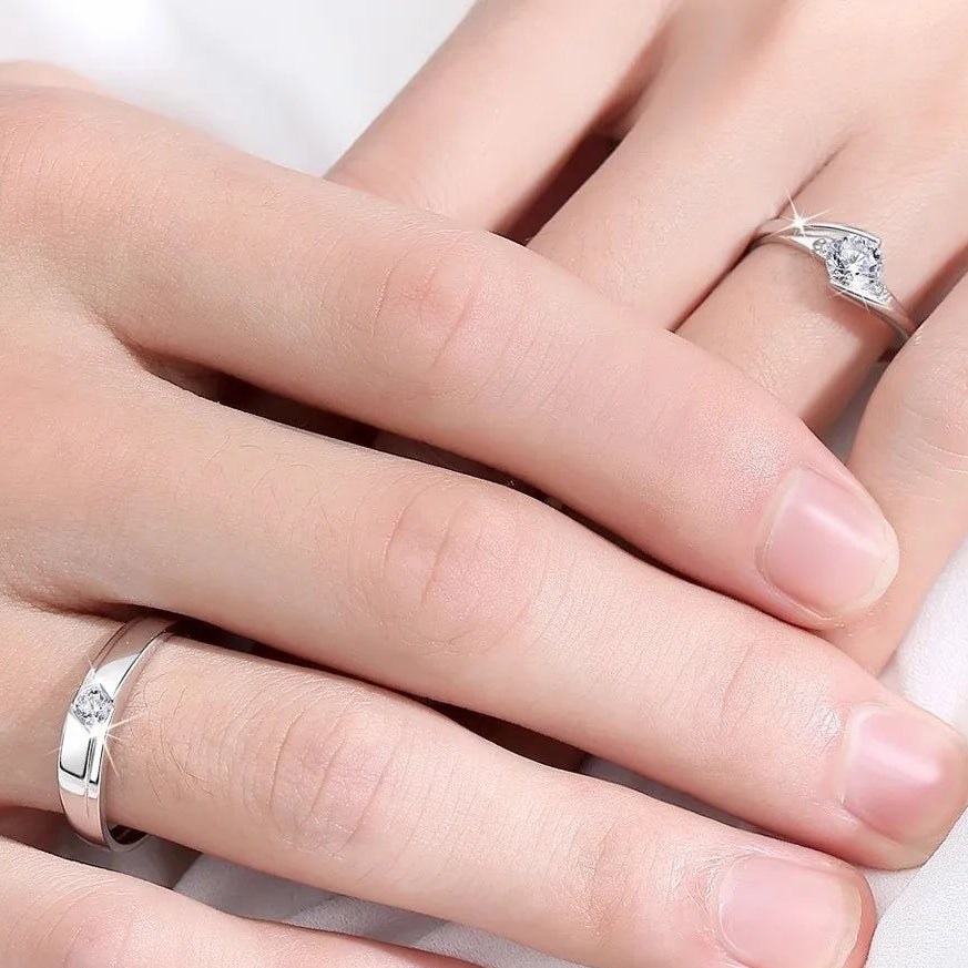 Diamond Wedding Ring For Couple