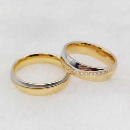 Couple His And Hers Wedding Rings