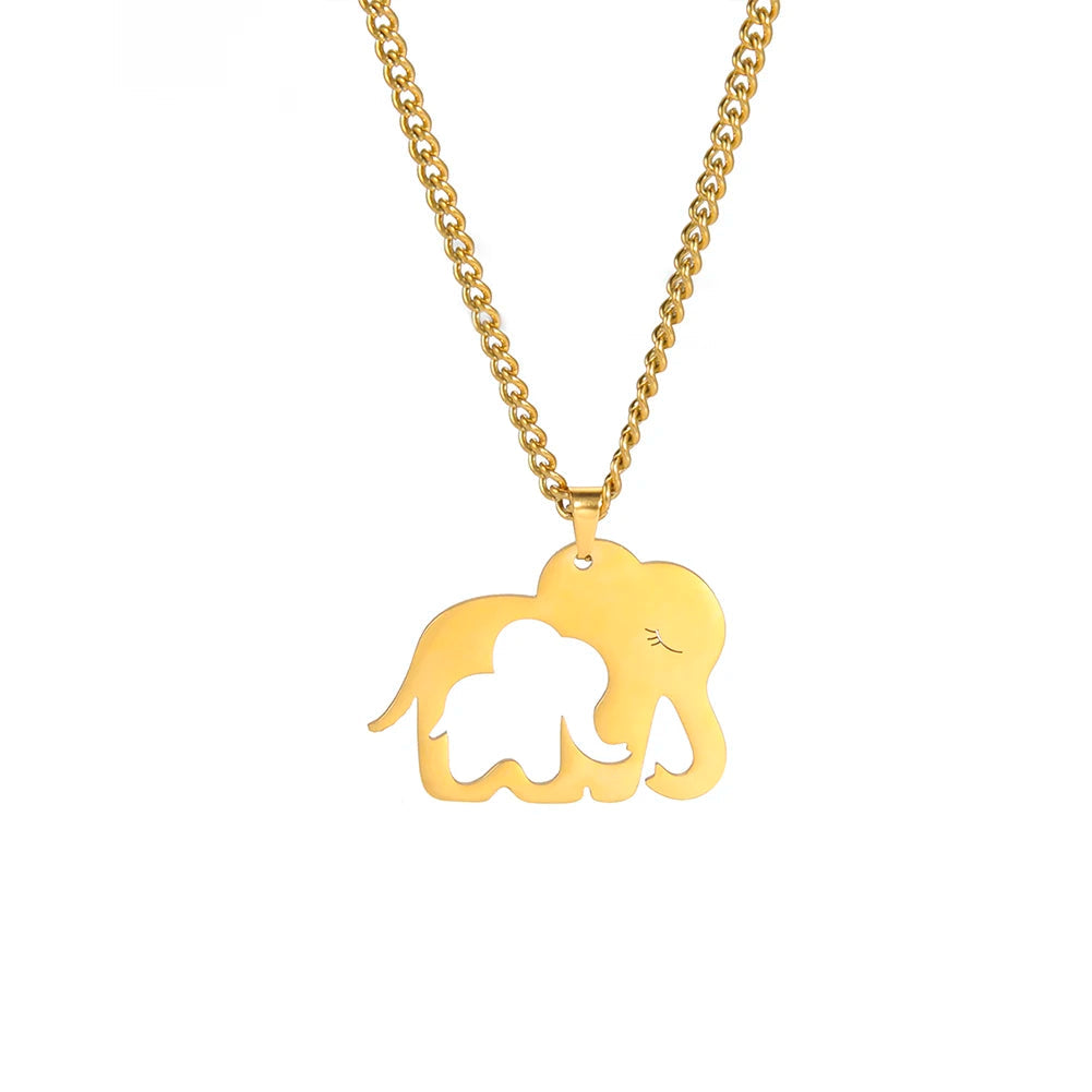 Mother And Daughter Necklace Gold - Ansicht 4