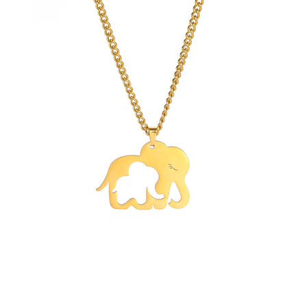 Mother And Daughter Necklace Gold - Ansicht 4