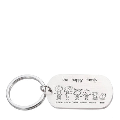 Schlüsselanhänger Mit Namen Familie