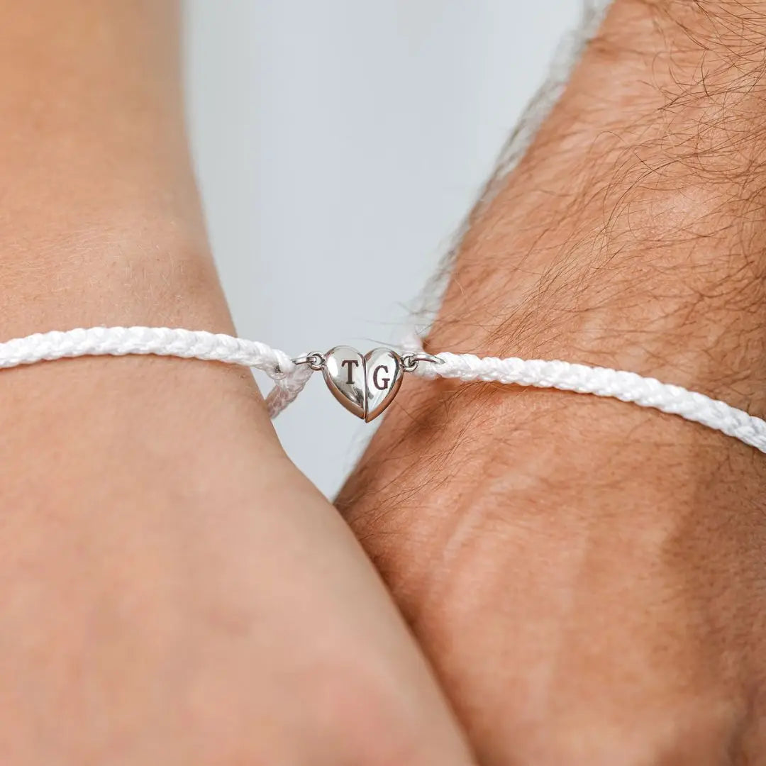 Couple Bracelet Magnetic Heart