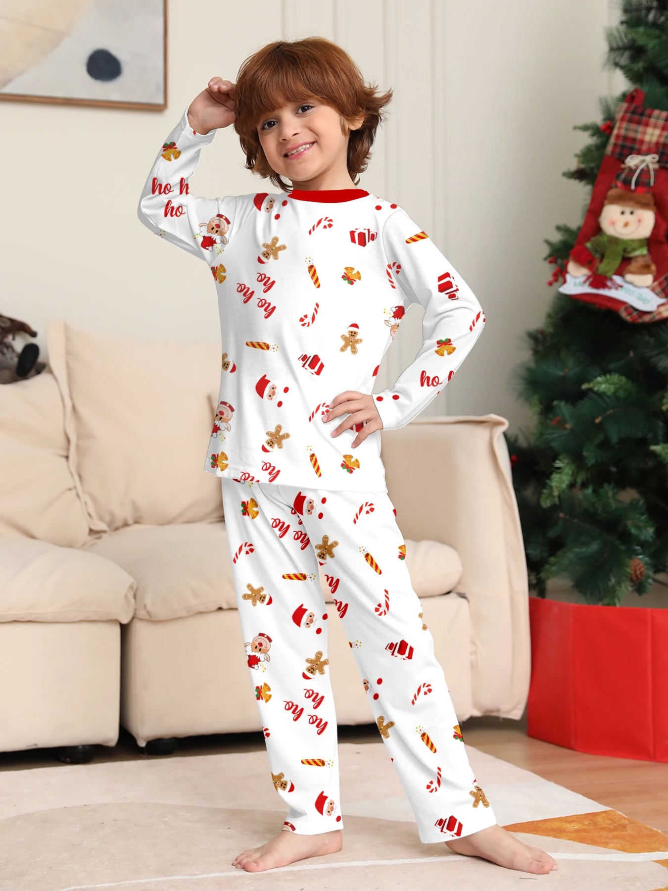 Gingerbread Family Pajamas