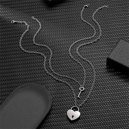 Pärchen Kette Herz